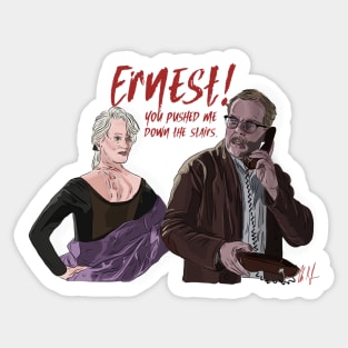 Death Becomes Her: Meryl Got Pushed Sticker